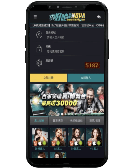 線上娛樂城平台畫面